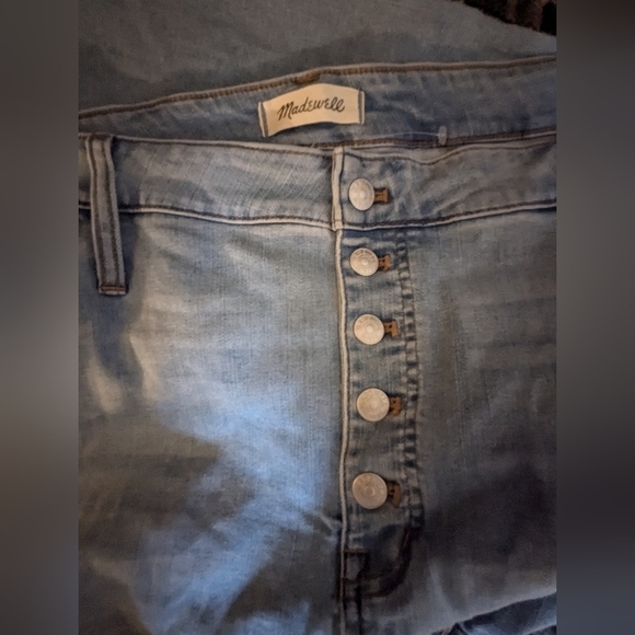 SOLD*****Madewell Plus Size Cali Demi Jeans size 37 NWOT - Picture 4 of 4